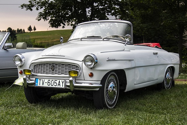 Historický model auta