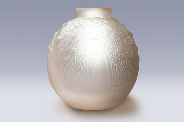 skleněná váza