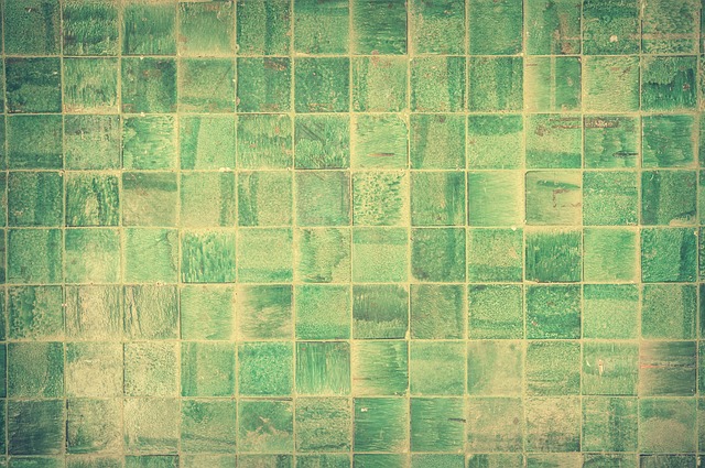 Zelené koupelnové dlaždice